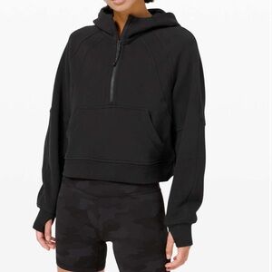 Lululemon Scuba Oversized 1/2 Zip Hoodie Black Size M/L
